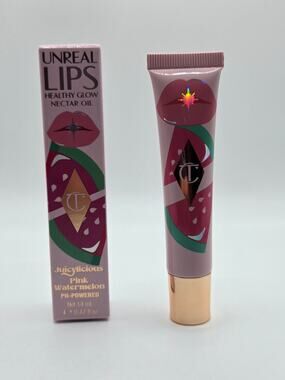 Charlotte Tilbury Unreal Lips Healthy Glow Nectar Oil Pink Watermelon